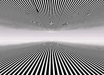 black and white striped tunnel perspective illusion background for graphic design visual art inspiration, Black, White, Striped Background image